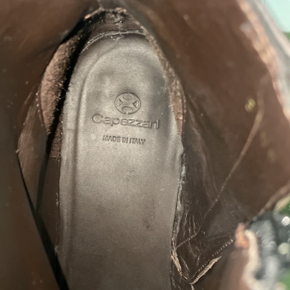 Capezzani Italian-Made Witchy Vibe Black Leather Boots w Buckles #5505 - Picture 7 of 10